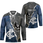 Carlton Collingwood Football Personalised Hockey Jersey Blues Magpies Together Dynamic Style
