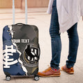 Carlton Collingwood Football Personalised Luggage Cover Blues Magpies Together Dynamic Style