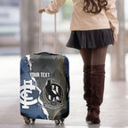 Carlton Collingwood Football Personalised Luggage Cover Blues Magpies Together Dynamic Style
