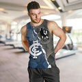 Carlton Collingwood Football Personalised Men Tank Top Blues Magpies Together Dynamic Style