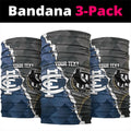 Carlton Collingwood Football Personalised Neck Gaiter Blues Magpies Together Dynamic Style