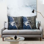 Carlton Collingwood Football Personalised Pillow Cover Blues Magpies Together Dynamic Style