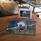 Carlton Collingwood Football Personalised Puzzle Blues Magpies Together Dynamic Style