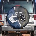 Carlton Collingwood Football Personalised Spare Tire Cover Blues Magpies Together Dynamic Style