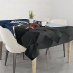 Carlton Collingwood Football Personalised Tablecloth Blues Magpies Together Dynamic Style