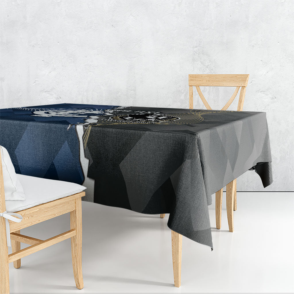 Carlton Collingwood Football Personalised Tablecloth Blues Magpies Together Dynamic Style