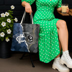 Carlton Collingwood Football Personalised Tote Bag Blues Magpies Together Dynamic Style