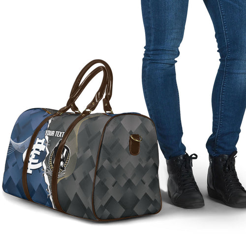 Carlton Collingwood Football Personalised Travel Bag Blues Magpies Together Dynamic Style