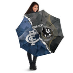 Carlton Collingwood Football Personalised Umbrella Blues Magpies Together Dynamic Style