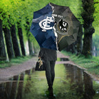 Carlton Collingwood Football Personalised Umbrella Blues Magpies Together Dynamic Style