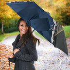 Carlton Collingwood Football Personalised Umbrella Blues Magpies Together Dynamic Style