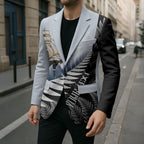 Personalised New Zealand Pakeha Blazer Kiwi Silver Fern and Sailing Ship Compass