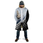 Personalised New Zealand Pakeha Cloak Kiwi Silver Fern and Sailing Ship Compass