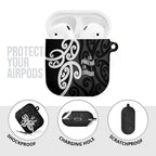 Lil Pakeha Lil Maori New Zealand AirPods Case Kiwi Proud Mangopare Pattern
