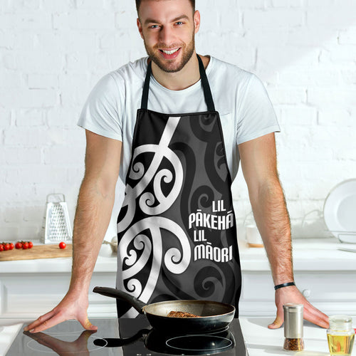 Lil Pakeha Lil Maori New Zealand Apron Kiwi Proud Mangopare Pattern