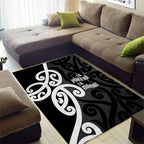 Lil Pakeha Lil Maori New Zealand Area Rug Kiwi Proud Mangopare Pattern