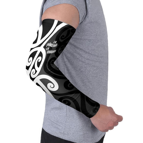 Lil Pakeha Lil Maori New Zealand Arm Sleeves Kiwi Proud Mangopare Pattern