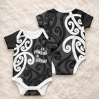 Lil Pakeha Lil Maori New Zealand Baby Onesie Kiwi Proud Mangopare Pattern