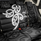Lil Pakeha Lil Maori New Zealand Back Car Seat Cover Kiwi Proud Mangopare Pattern