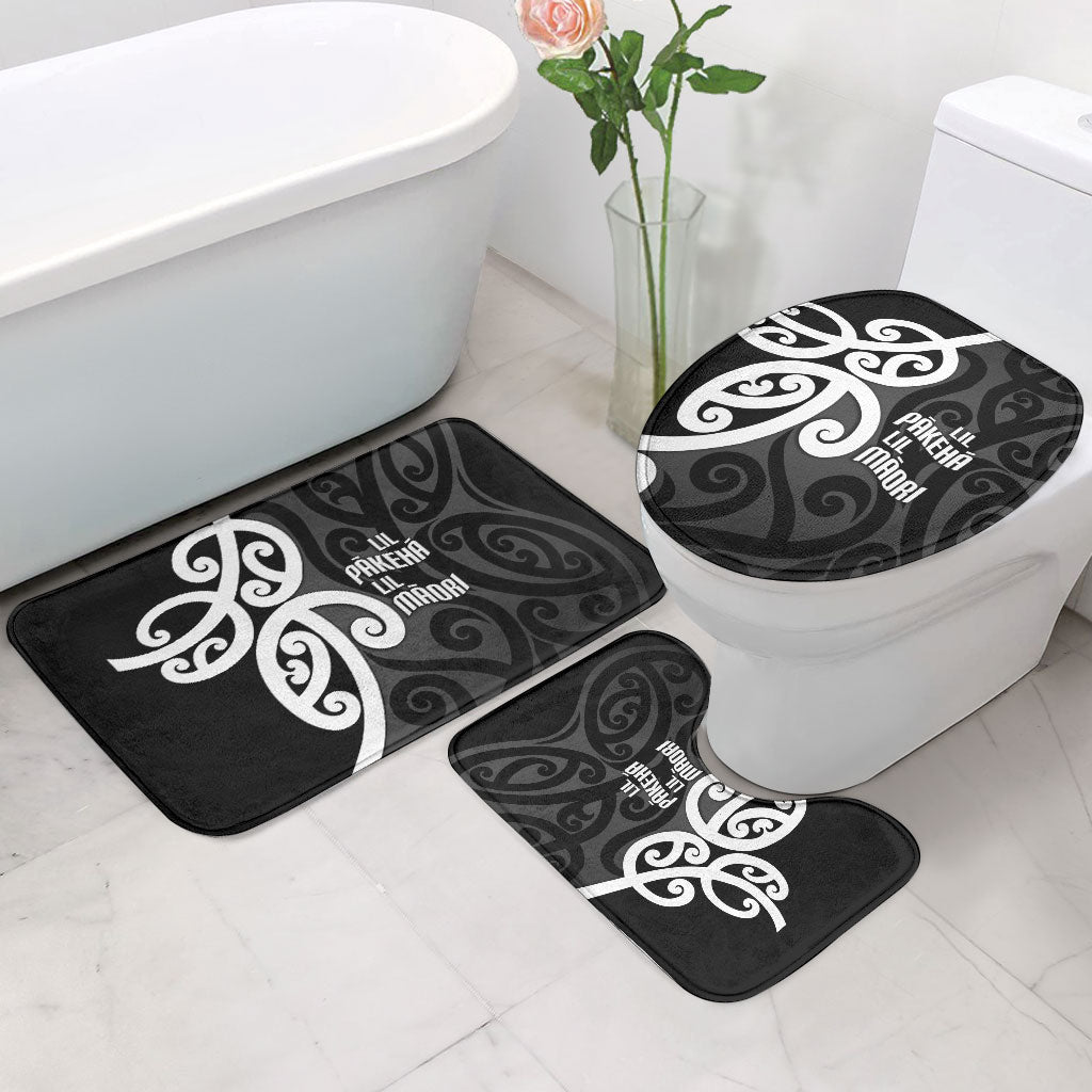 Lil Pakeha Lil Maori New Zealand Bathroom Set Kiwi Proud Mangopare Pattern