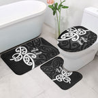 Lil Pakeha Lil Maori New Zealand Bathroom Set Kiwi Proud Mangopare Pattern