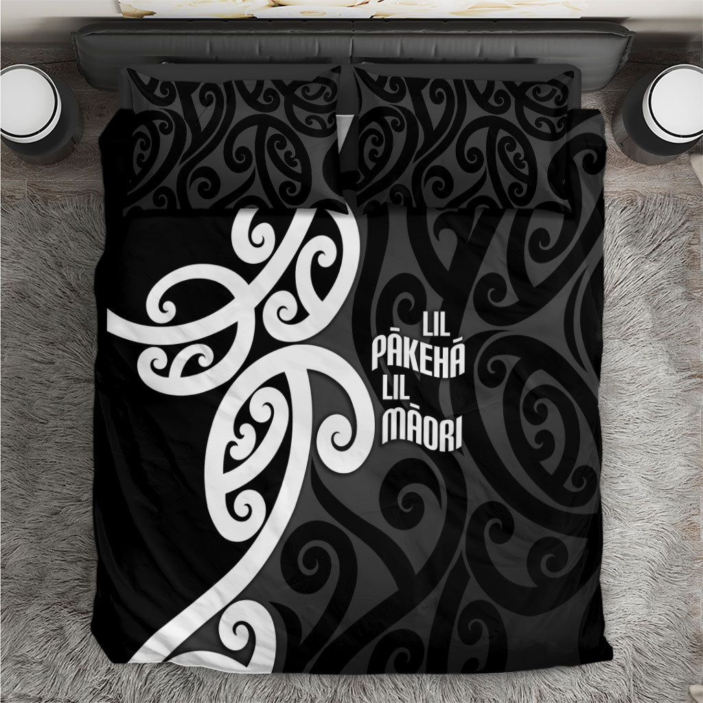 Lil Pakeha Lil Maori New Zealand Bedding Set Kiwi Proud Mangopare Pattern