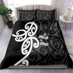 Lil Pakeha Lil Maori New Zealand Bedding Set Kiwi Proud Mangopare Pattern