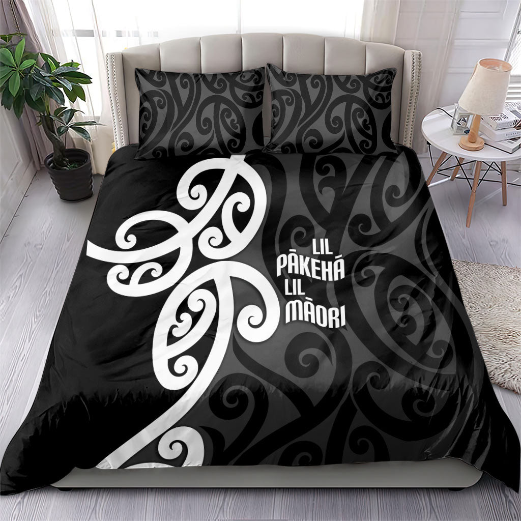 Lil Pakeha Lil Maori New Zealand Bedding Set Kiwi Proud Mangopare Pattern