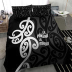 Lil Pakeha Lil Maori New Zealand Bedding Set Kiwi Proud Mangopare Pattern