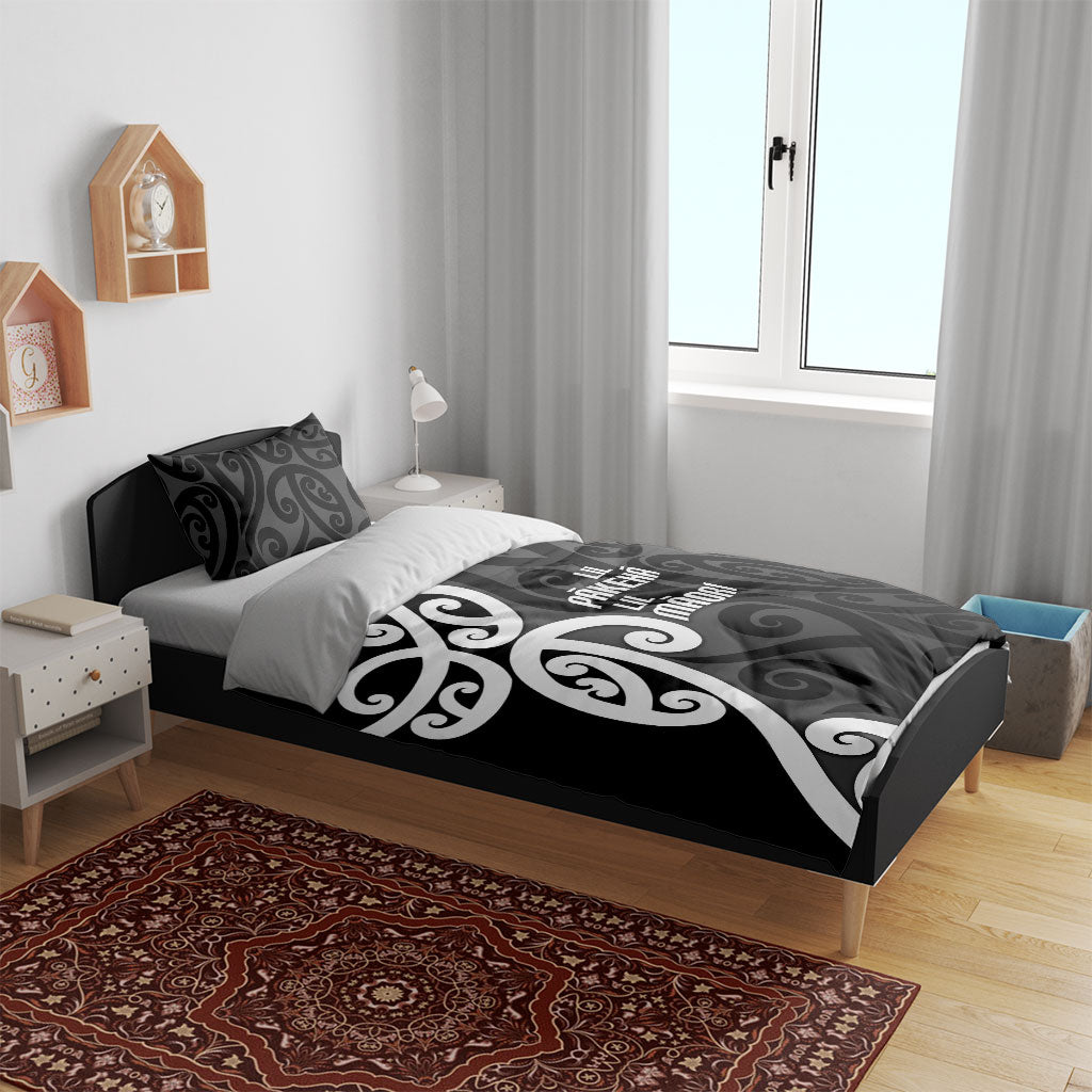Lil Pakeha Lil Maori New Zealand Bedding Set Kiwi Proud Mangopare Pattern