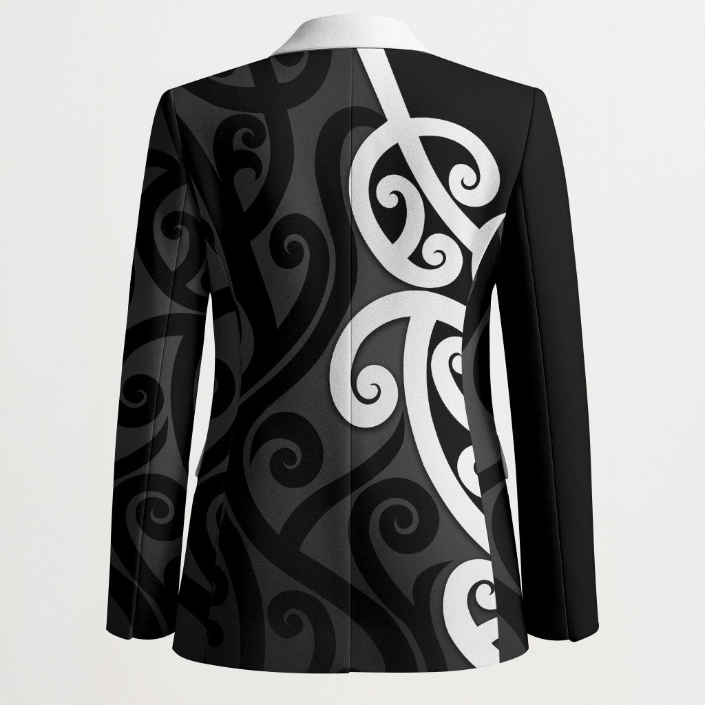 Lil Pakeha Lil Maori New Zealand Blazer Kiwi Proud Mangopare Pattern