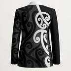 Lil Pakeha Lil Maori New Zealand Blazer Kiwi Proud Mangopare Pattern
