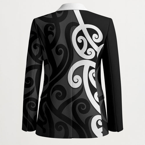 Lil Pakeha Lil Maori New Zealand Blazer Kiwi Proud Mangopare Pattern