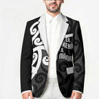 Lil Pakeha Lil Maori New Zealand Blazer Kiwi Proud Mangopare Pattern