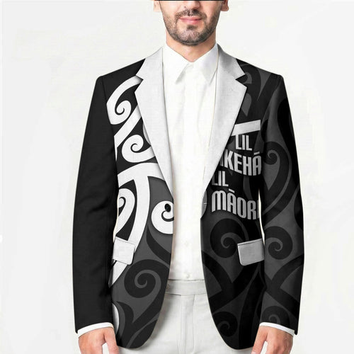 Lil Pakeha Lil Maori New Zealand Blazer Kiwi Proud Mangopare Pattern