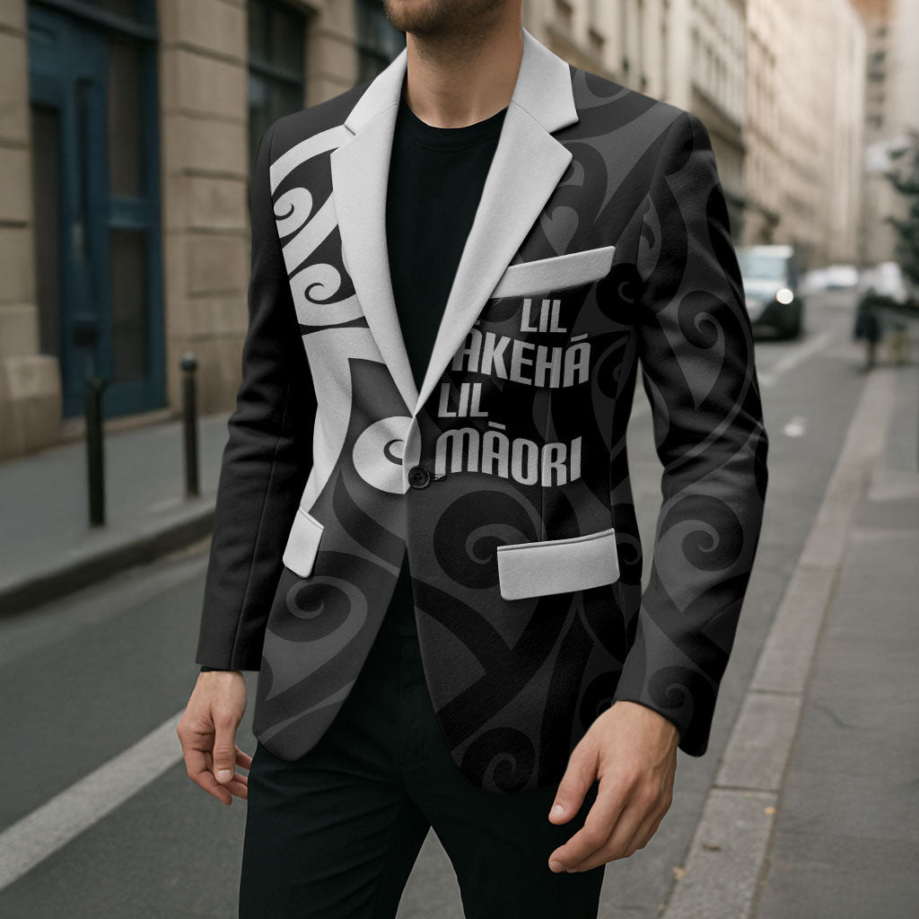 Lil Pakeha Lil Maori New Zealand Blazer Kiwi Proud Mangopare Pattern