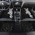Lil Pakeha Lil Maori New Zealand Car Mats Kiwi Proud Mangopare Pattern