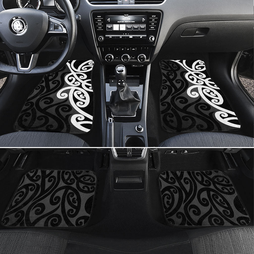 Lil Pakeha Lil Maori New Zealand Car Mats Kiwi Proud Mangopare Pattern