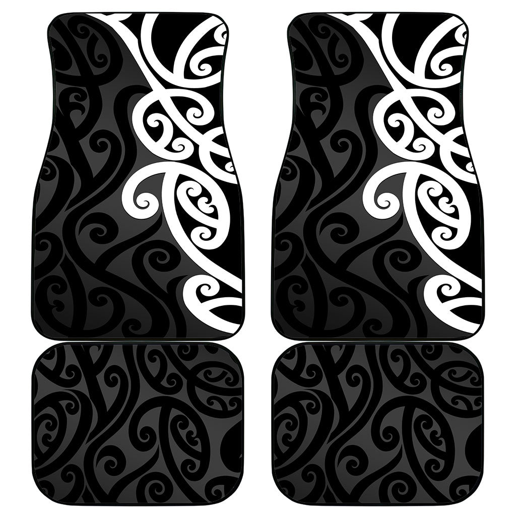 Lil Pakeha Lil Maori New Zealand Car Mats Kiwi Proud Mangopare Pattern