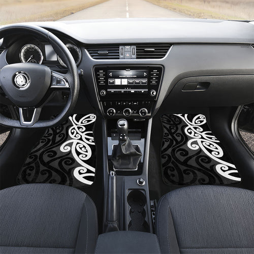 Lil Pakeha Lil Maori New Zealand Car Mats Kiwi Proud Mangopare Pattern