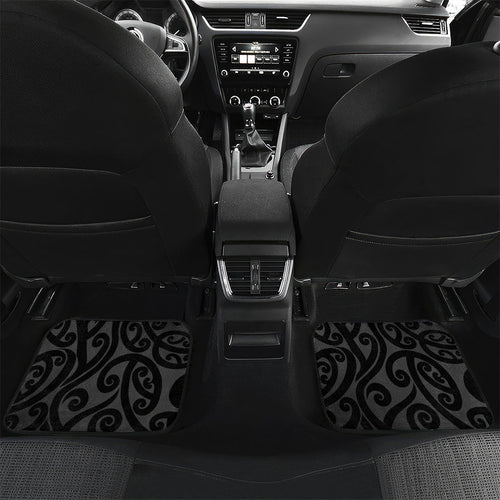 Lil Pakeha Lil Maori New Zealand Car Mats Kiwi Proud Mangopare Pattern