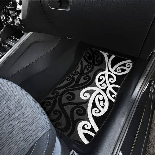 Lil Pakeha Lil Maori New Zealand Car Mats Kiwi Proud Mangopare Pattern