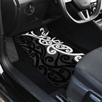 Lil Pakeha Lil Maori New Zealand Car Mats Kiwi Proud Mangopare Pattern