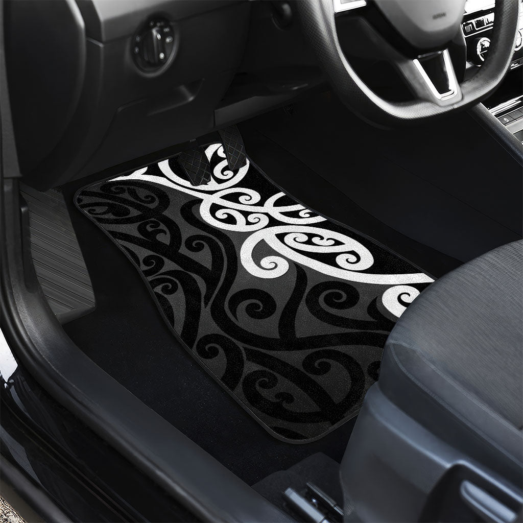Lil Pakeha Lil Maori New Zealand Car Mats Kiwi Proud Mangopare Pattern