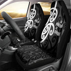 Lil Pakeha Lil Maori New Zealand Car Seat Cover Kiwi Proud Mangopare Pattern