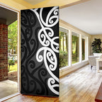 Lil Pakeha Lil Maori New Zealand Door Cover Kiwi Proud Mangopare Pattern