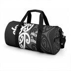 Lil Pakeha Lil Maori New Zealand Duffle Bag Kiwi Proud Mangopare Pattern