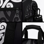 Lil Pakeha Lil Maori New Zealand Duffle Bag Kiwi Proud Mangopare Pattern
