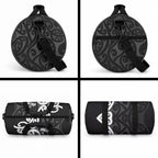 Lil Pakeha Lil Maori New Zealand Duffle Bag Kiwi Proud Mangopare Pattern