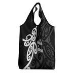 Lil Pakeha Lil Maori New Zealand Grocery Bag Kiwi Proud Mangopare Pattern